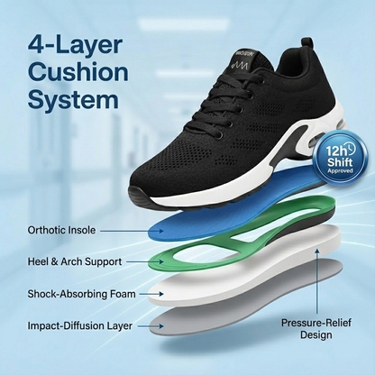 Orthora — 12-Hour Shift Shoes for All-Day Foot, Knee & Back Pain Relief