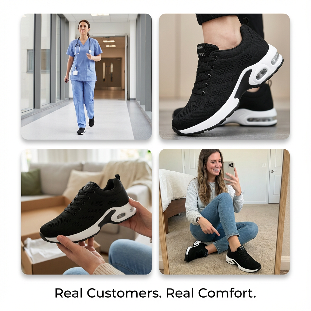 Orthora — 12-Hour Shift Shoes for All-Day Foot, Knee & Back Pain Relief