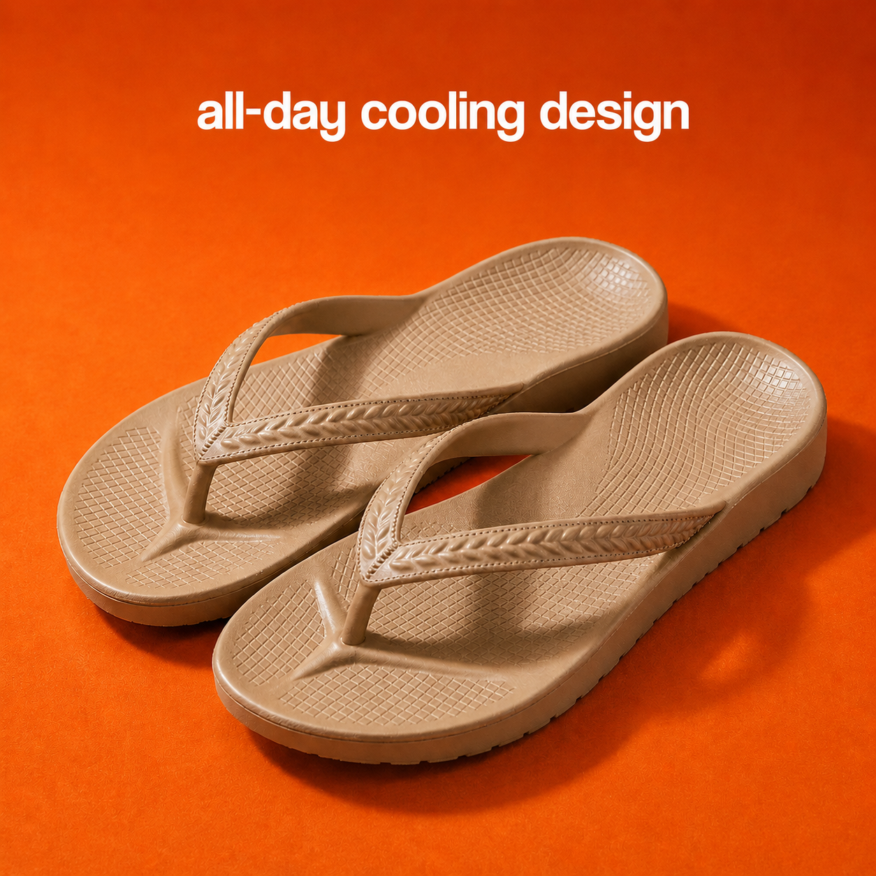 Arch Support Flip Flops