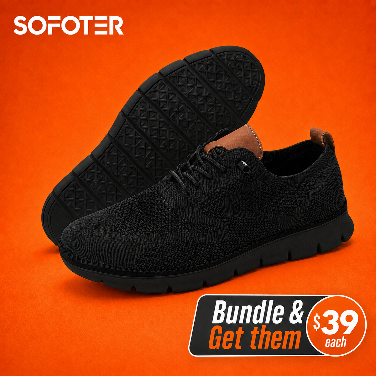 Ultra Comfy - Healthy and Supportive Walking Shoes (Black Sole Edition)