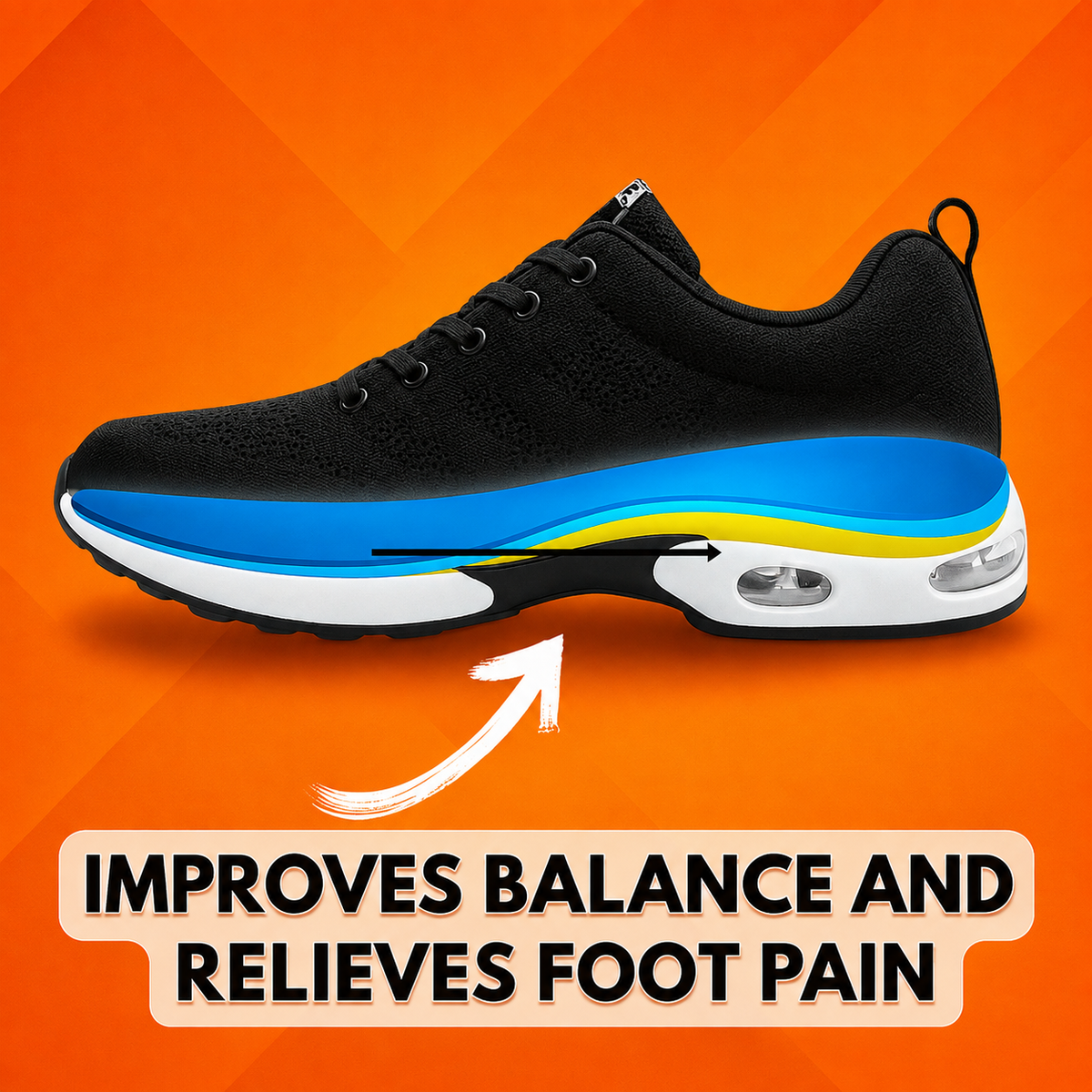 Orthora — 12-Hour Shift Shoes for All-Day Foot, Knee & Back Pain Relief
