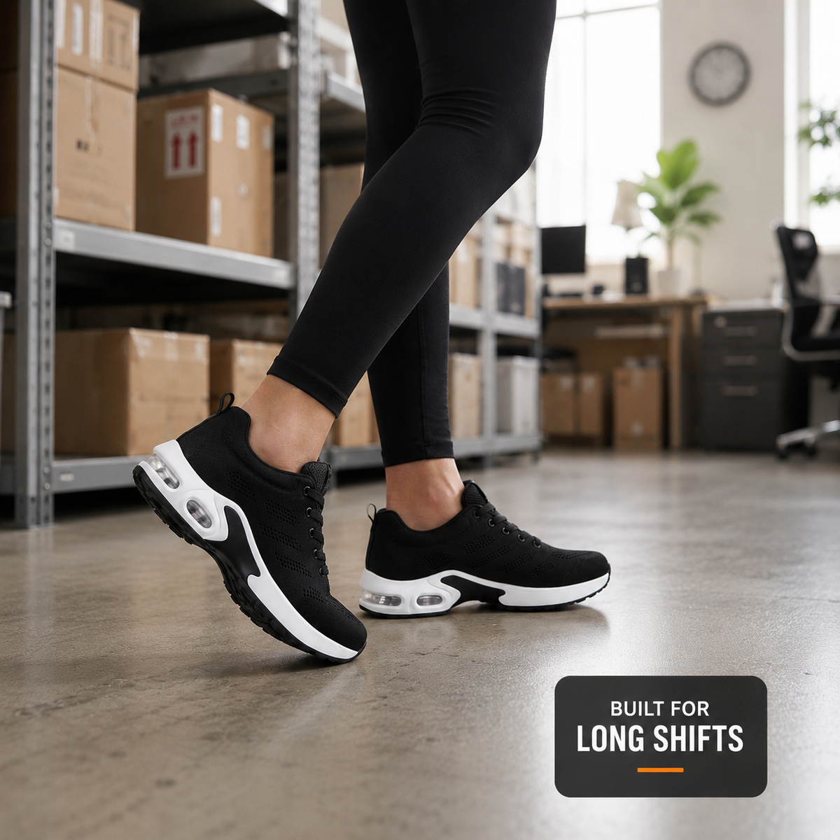 Orthora — 12-Hour Shift Shoes for All-Day Foot, Knee & Back Pain Relief